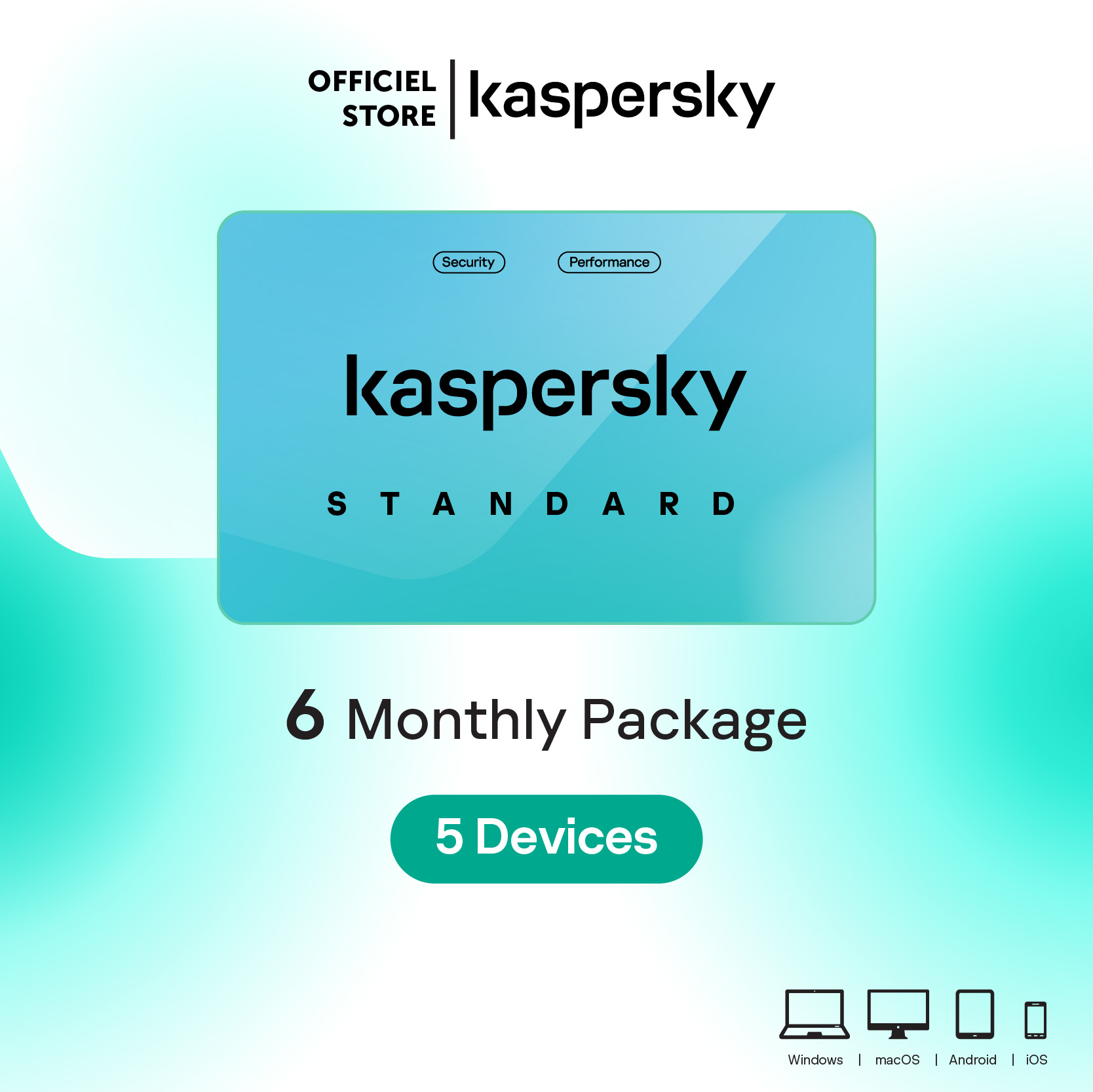 Kaspersky Standard 5 Devices 6 Months